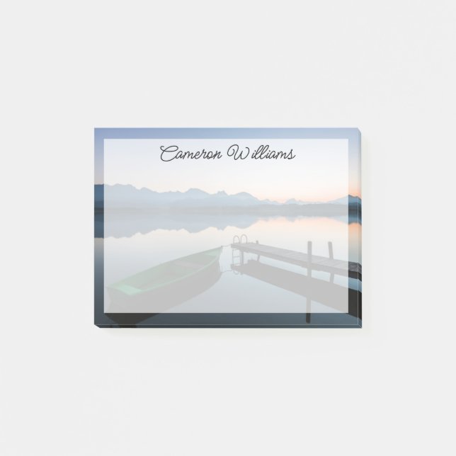 Notas Post-it® Agua | Lago Hopfen Alpes bávaros Alemania (Anverso)