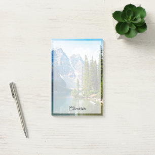Notas Post-it® Agua Lago Moraine, Canadá