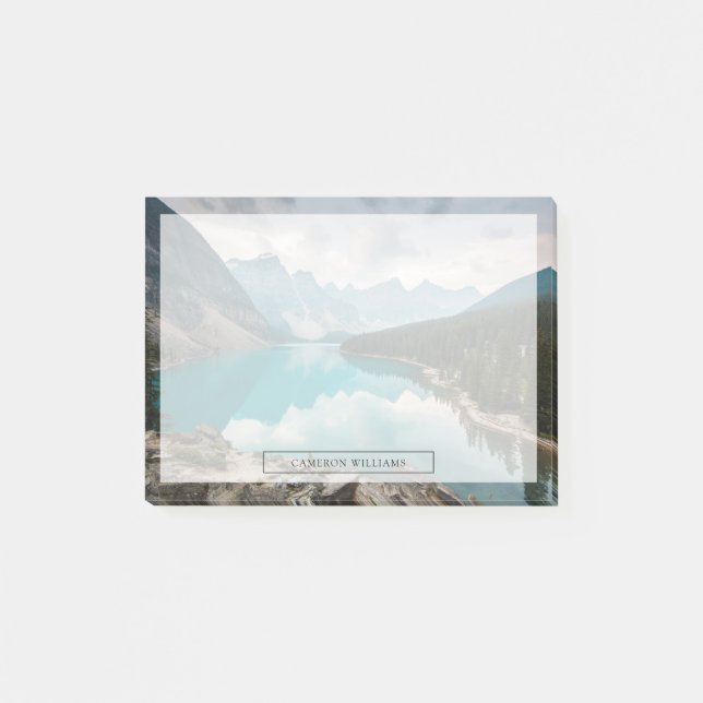 Notas Post-it® Agua | Moraine Lake Alberta Canadá (Anverso)