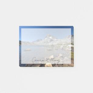 Notas Post-it® Agua   Pico de Banner Lago Isla Mil