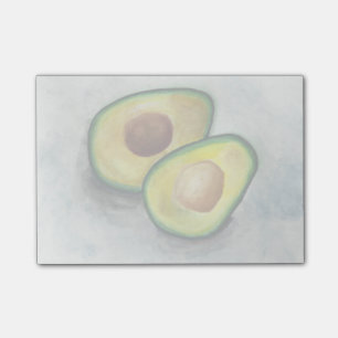 Notas Post-it® Aguacate en acuarela