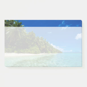 Notas Post-it® Aguas Azules de una Playa Tropical