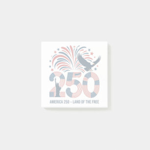 Notas Post-it® Águila Calva Elegante América 250 Tierra de los Li