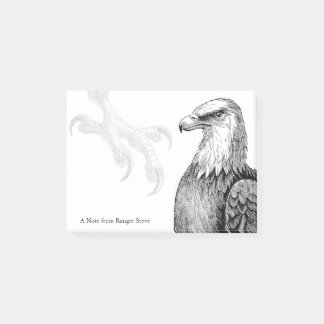 Notas Post-it® Aguila calva para los guardabosques