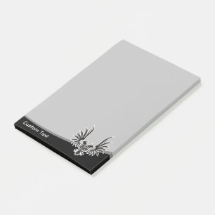 Notas Post-it® Águila negra con dos cabezas