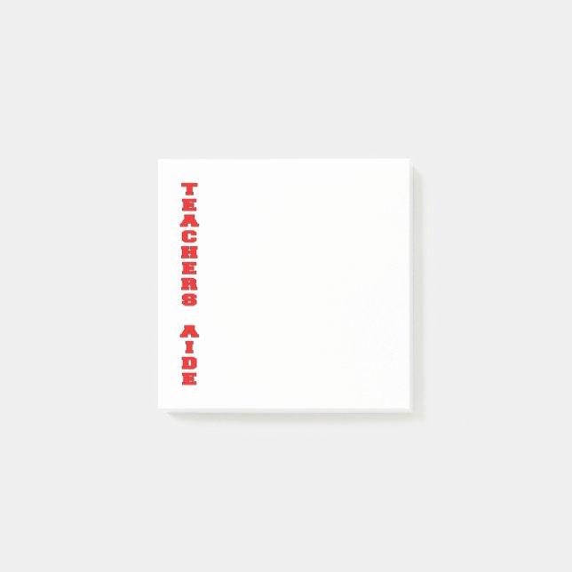 Notas Post-it® Aide docente (Anverso)