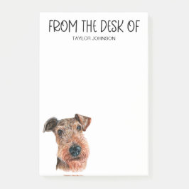 Notas Post-it® Airedale Terrier Lover