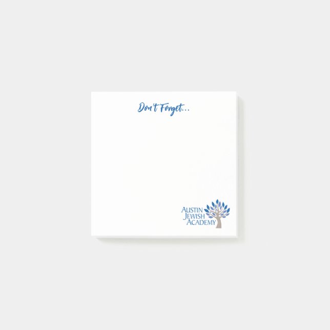 Notas Post-it® AJA Sticky Notes (Anverso)