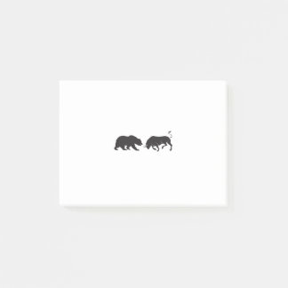 Notas Post-it® Aktien Bear Bull Börse