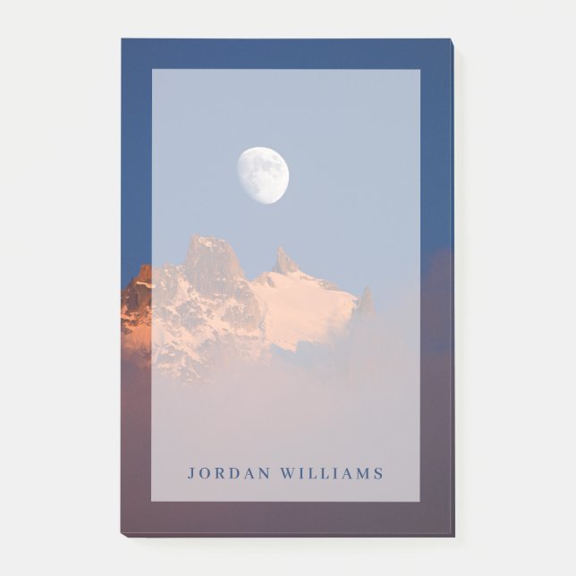 Notas Post-it® Al amanecer | Aiguille du Plan Chamonix, Francia (Anverso)