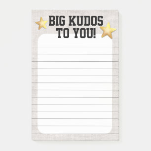 Notas Post-it® Alabanzas grandes del premio del post-it del