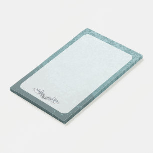 Notas Post-it® Alas gris-azules