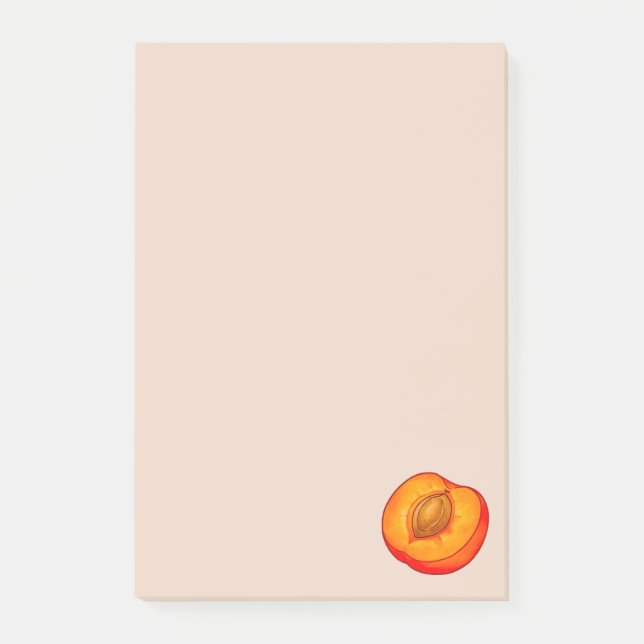 Notas Post-it® Albaricoque - Colección de Frutas - (Anverso)