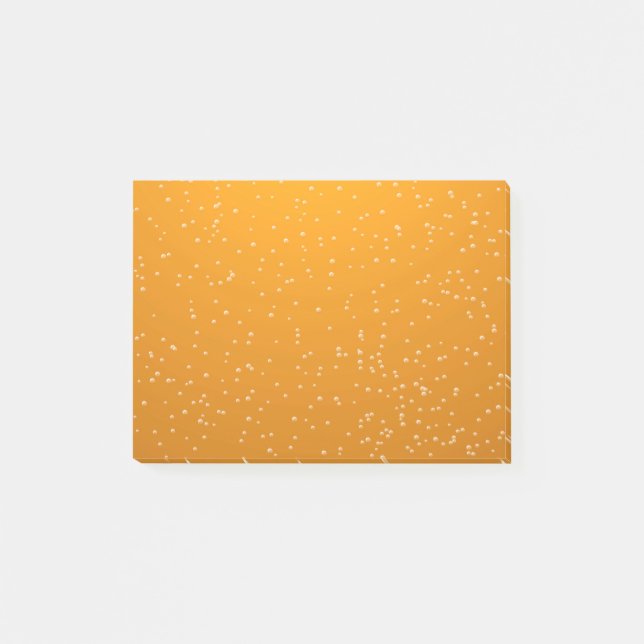 Notas Post-it® Ale con pequeñas burbujas fondo arte (Anverso)