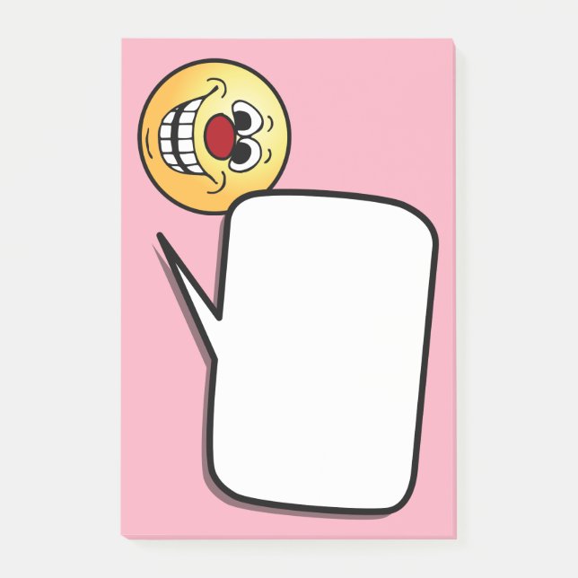 Notas Post-it® Alegre Grumpey Face (Anverso)