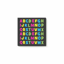 Alfabeto Colorido De Regreso A La Escuela