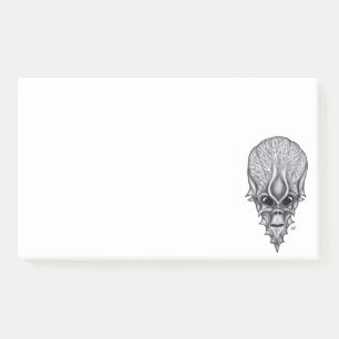 Notas Post-it® Alien Face , reconstrucción facial de cráneo afric