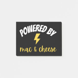 Notas Post-it® Alimentado por Mac y Queso