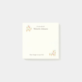 Notas Post-it® Almohadilla adhesiva de crema de hielo personaliza