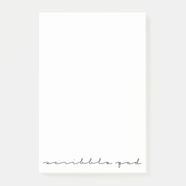 Notas Post-it® Almohadilla de grietas (Anverso)