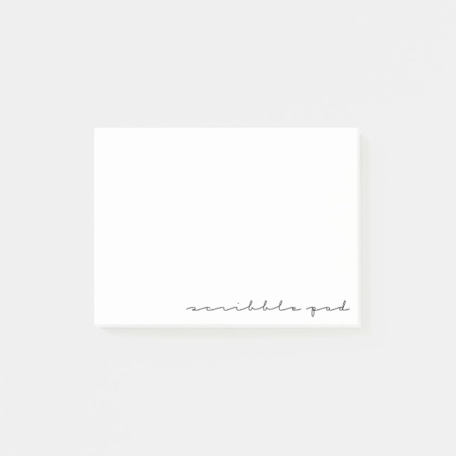 Notas Post-it® Almohadilla de grietas (Anverso)