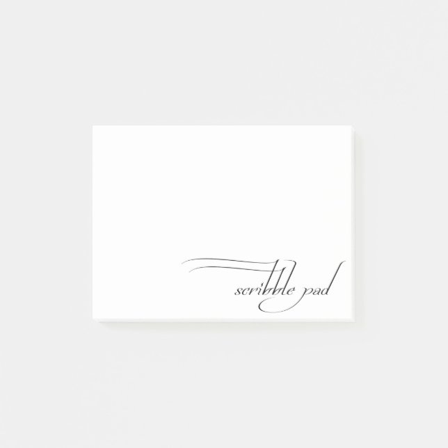 Notas Post-it® Almohadilla de grietas (Anverso)