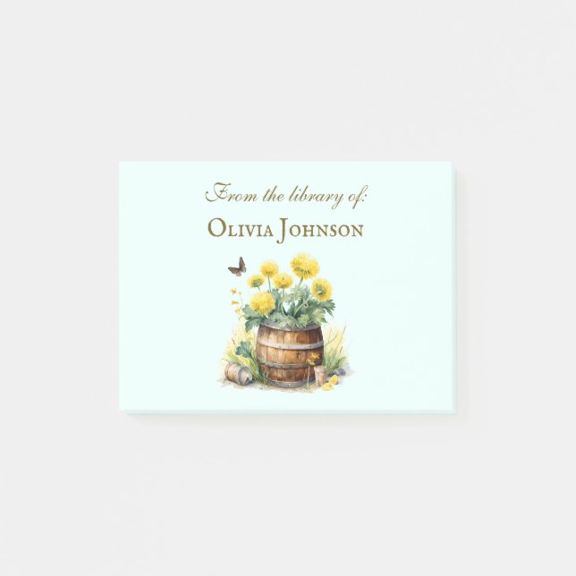 Notas Post-it® Almohadilla de la placa de la placa del Personaliz (Anverso)