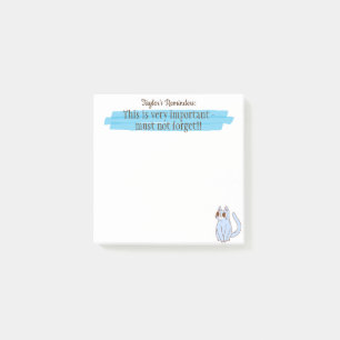 Notas Post-it® Almohadilla de memo para amantes de gatos personal
