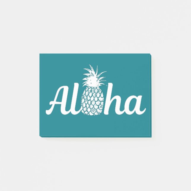 Notas Post-it® Aloha (Anverso)