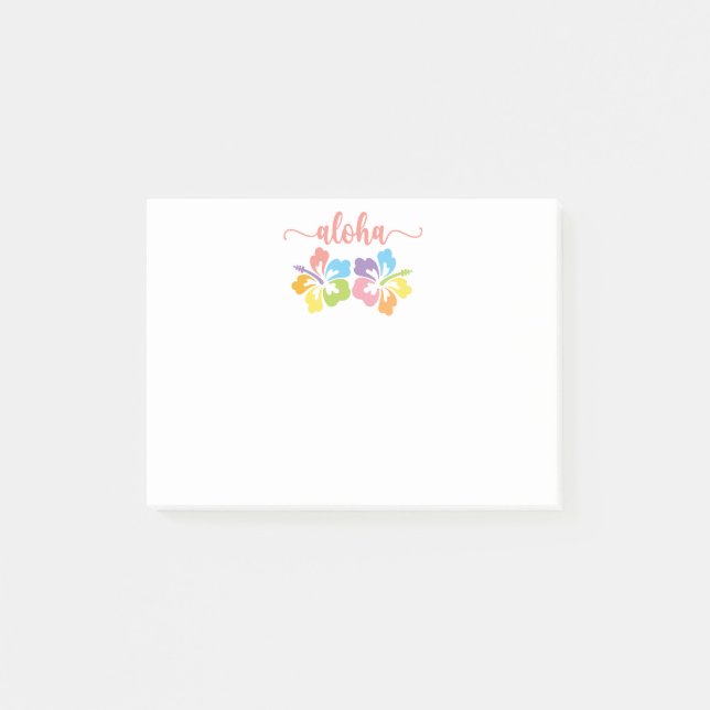 Notas Post-it® Aloha Summer Pastel (Anverso)