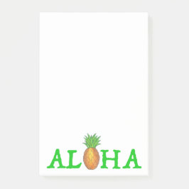Notas Post-it® AlOHA Tropical Hawaii Hawaiian Pineapple Post