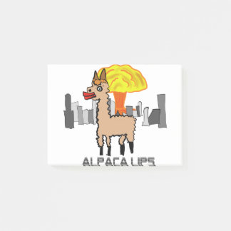 Notas Post-it® Alpaca lips apocalypse