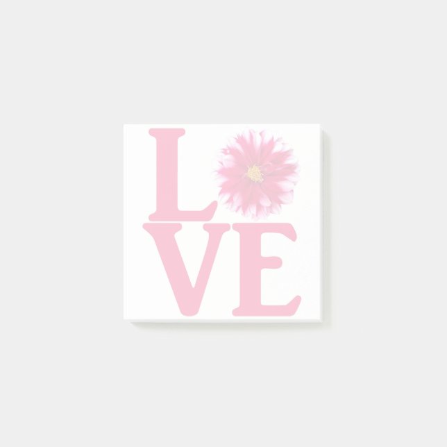 Notas Post-it® Ama Dahlia Clásico (Anverso)