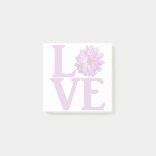 Notas Post-it® Ama Dahlia Lavender Clásico (Anverso)
