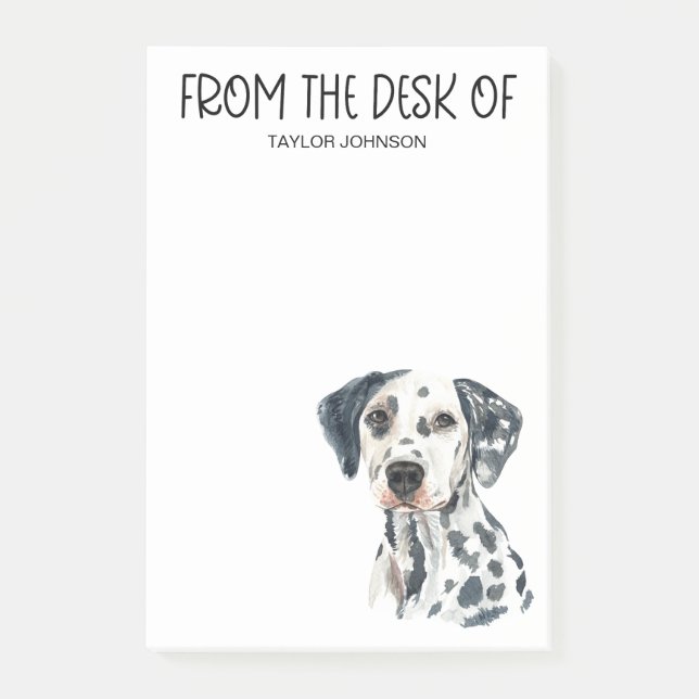 Notas Post-it® Amante dalmata (Anverso)
