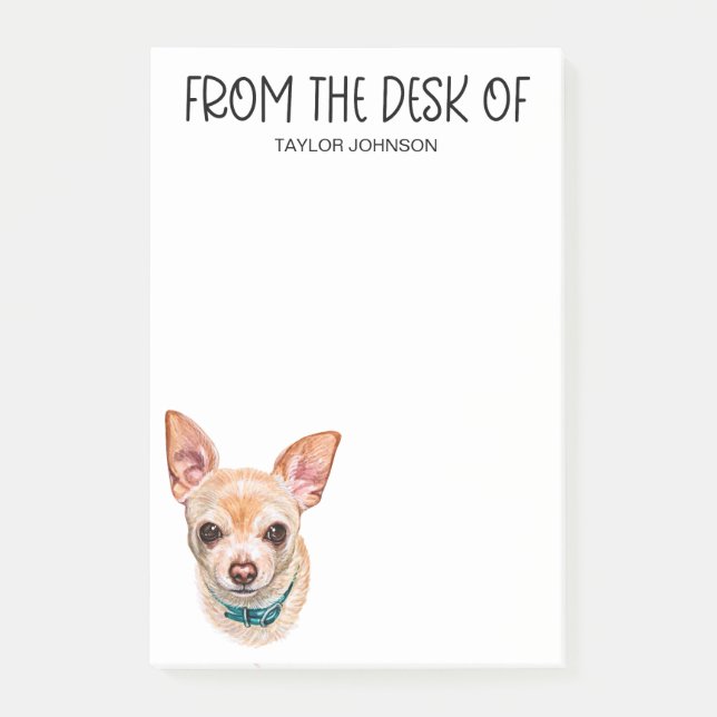 Notas Post-it® Amante de Chihuahua (Anverso)