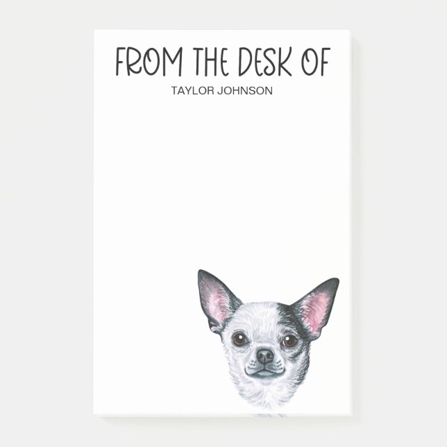 Notas Post-it® Amante de Chihuahua (Anverso)
