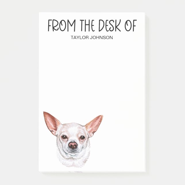 Notas Post-it® Amante de Chihuahua (Anverso)