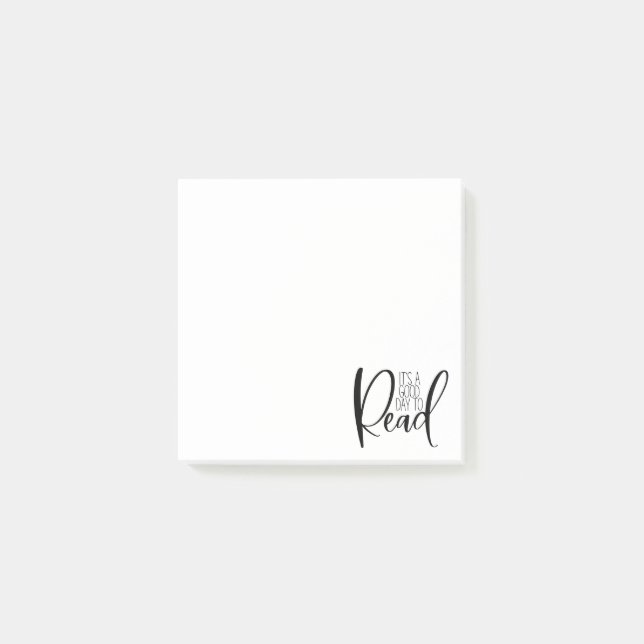 Notas Post-it® Amante de la lectura de libros (Anverso)