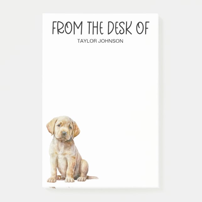 Notas Post-it® Amante de Labrador (Anverso)