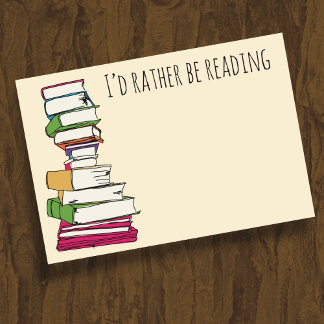 Notas Post-it® Amante de los libros lector