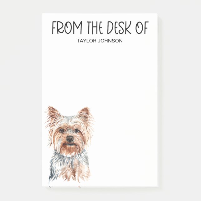 Notas Post-it® Amante de Yorkie (Anverso)