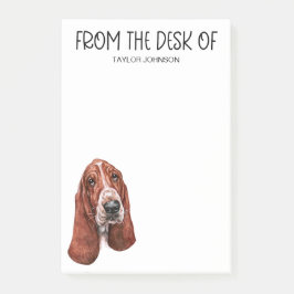 Notas Post-it® Amante del Basset Hound