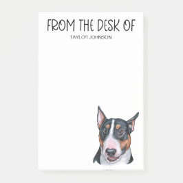 Notas Post-it® Amante del Bull Terrier
