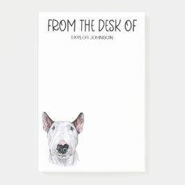 Notas Post-it® Amante del Bull Terrier