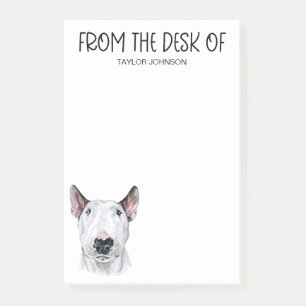 Notas Post-it® Amante del Bull Terrier