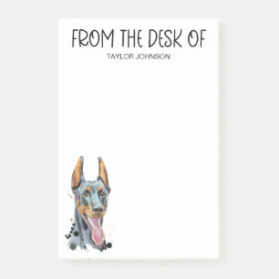 Notas Post-it® Amante del Doberman Pinscher