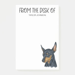 Notas Post-it® Amante del Pinscher Miniatura