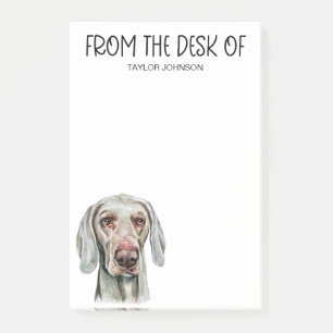 Notas Post-it® Amante del Weimaraner