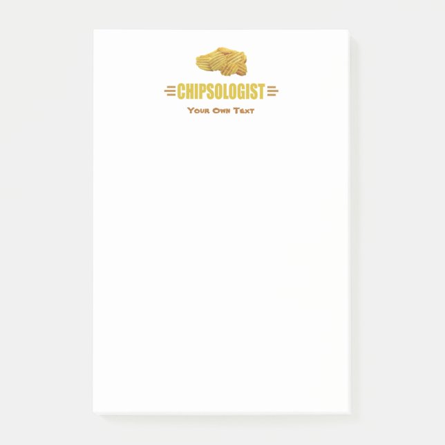 Notas Post-it® Amantes divertidos de la patata frita (Anverso)